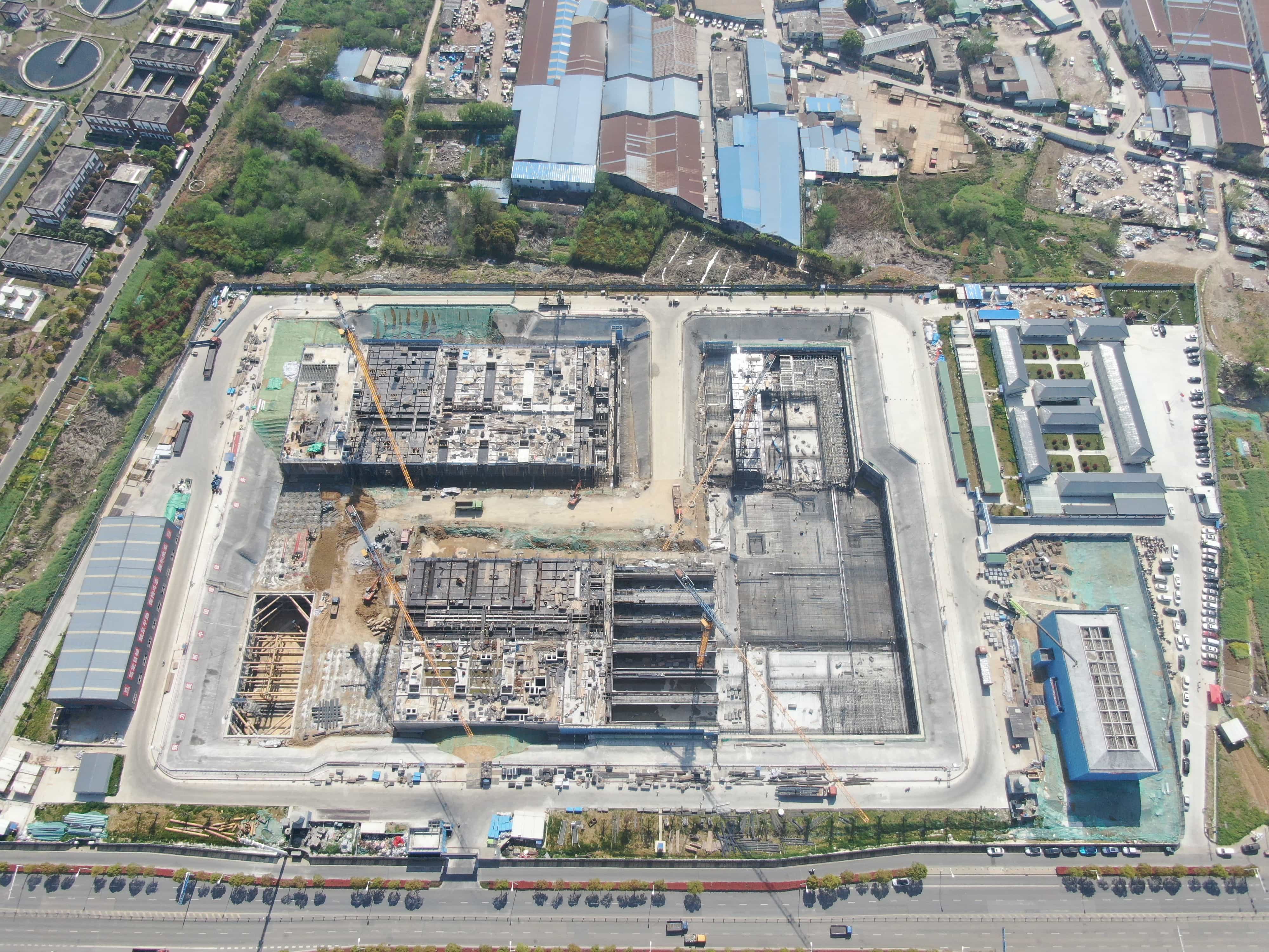 科技日報：合肥陶沖污水處理廠三期工程開始主體結構施工
